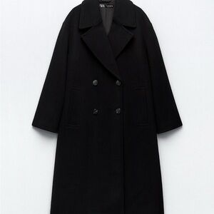 Zara Black ‘Slouch’ Coat